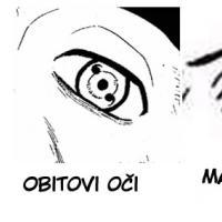 Rozdíl mezi očima Madary a Obita